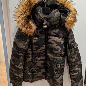 S13 New York Camo Puffer Coat